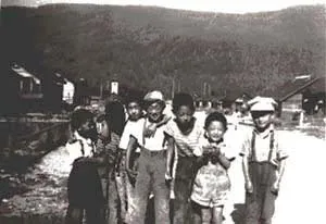 Neighborhood boys before leaving