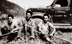 Farmers at work in Lillooet