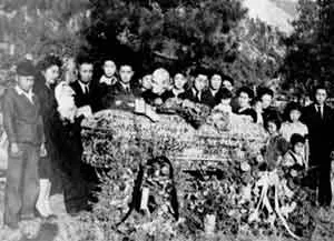 Traditional Buddhist funeral service